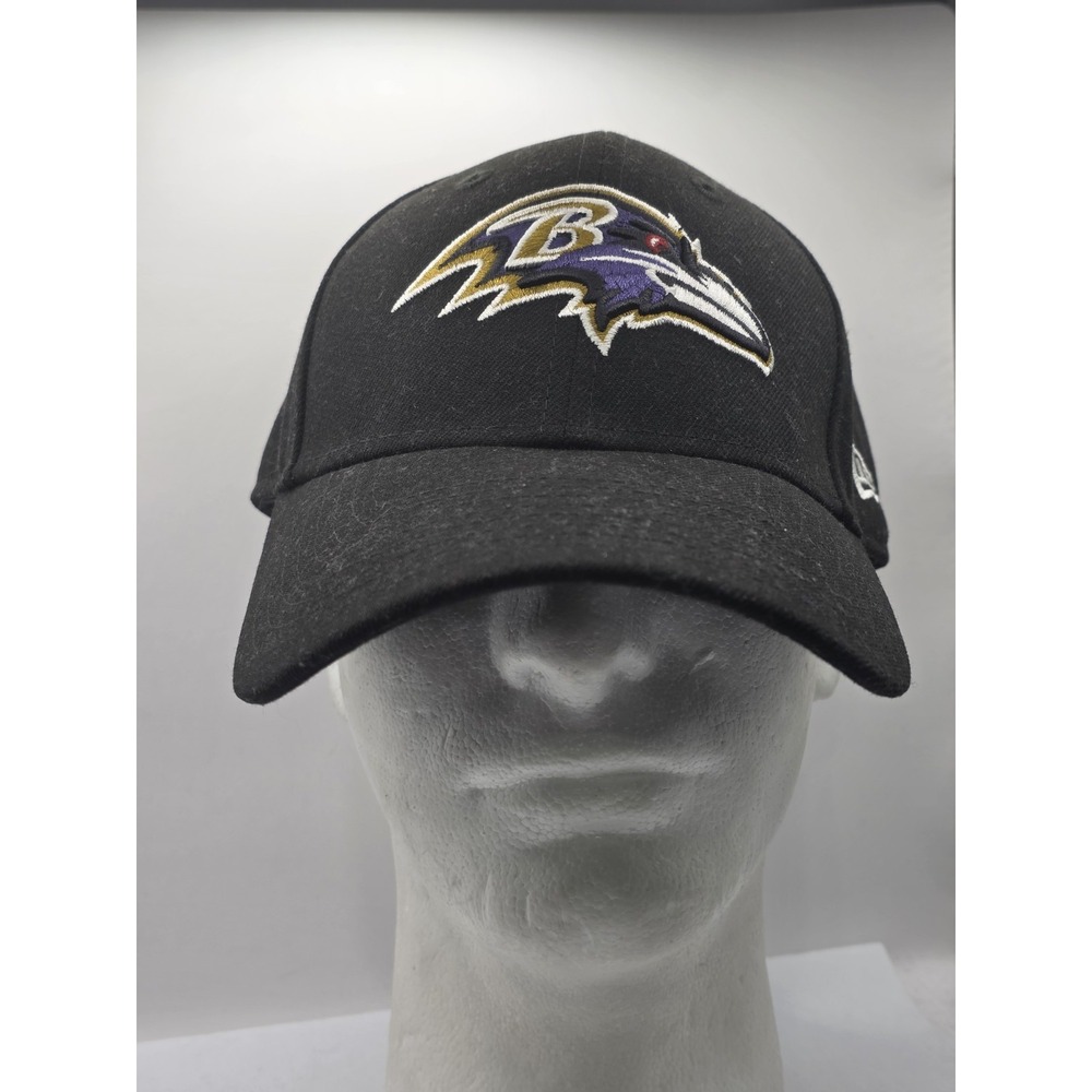 New Era Baltimore Ravens Hat 9Forty Black Adjustable NFL Strapback Cap Football